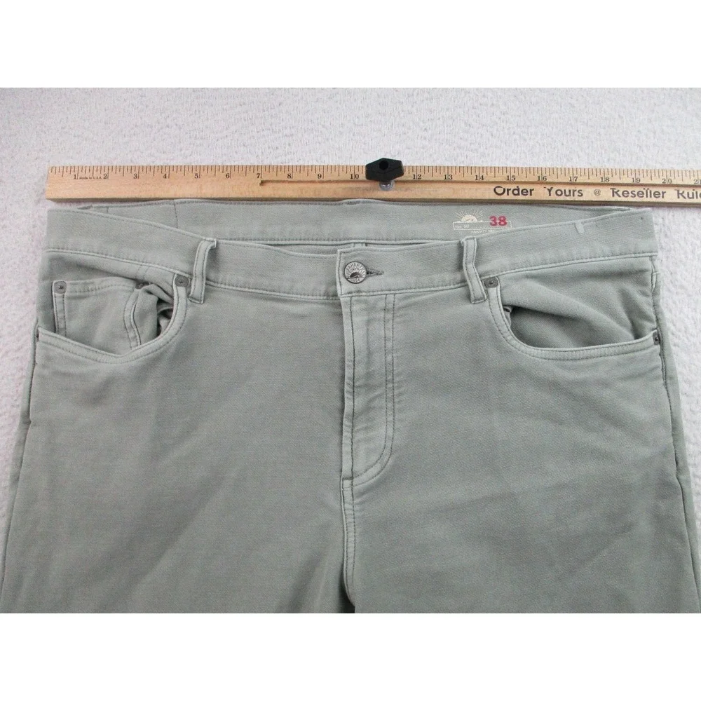 Faherty Brand Pants Mens 38 Sage Green Soft Stretch‎ 5-Pocket Casual Jeans Style